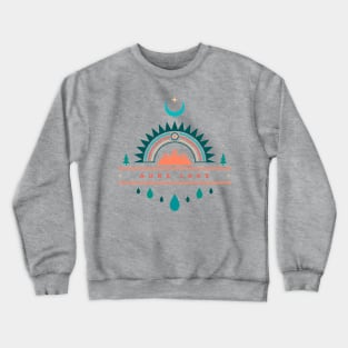 AUKE LAKE boho Crewneck Sweatshirt